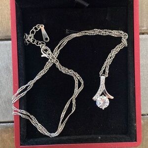 Silver pendant gifting necklace to my granddaughter